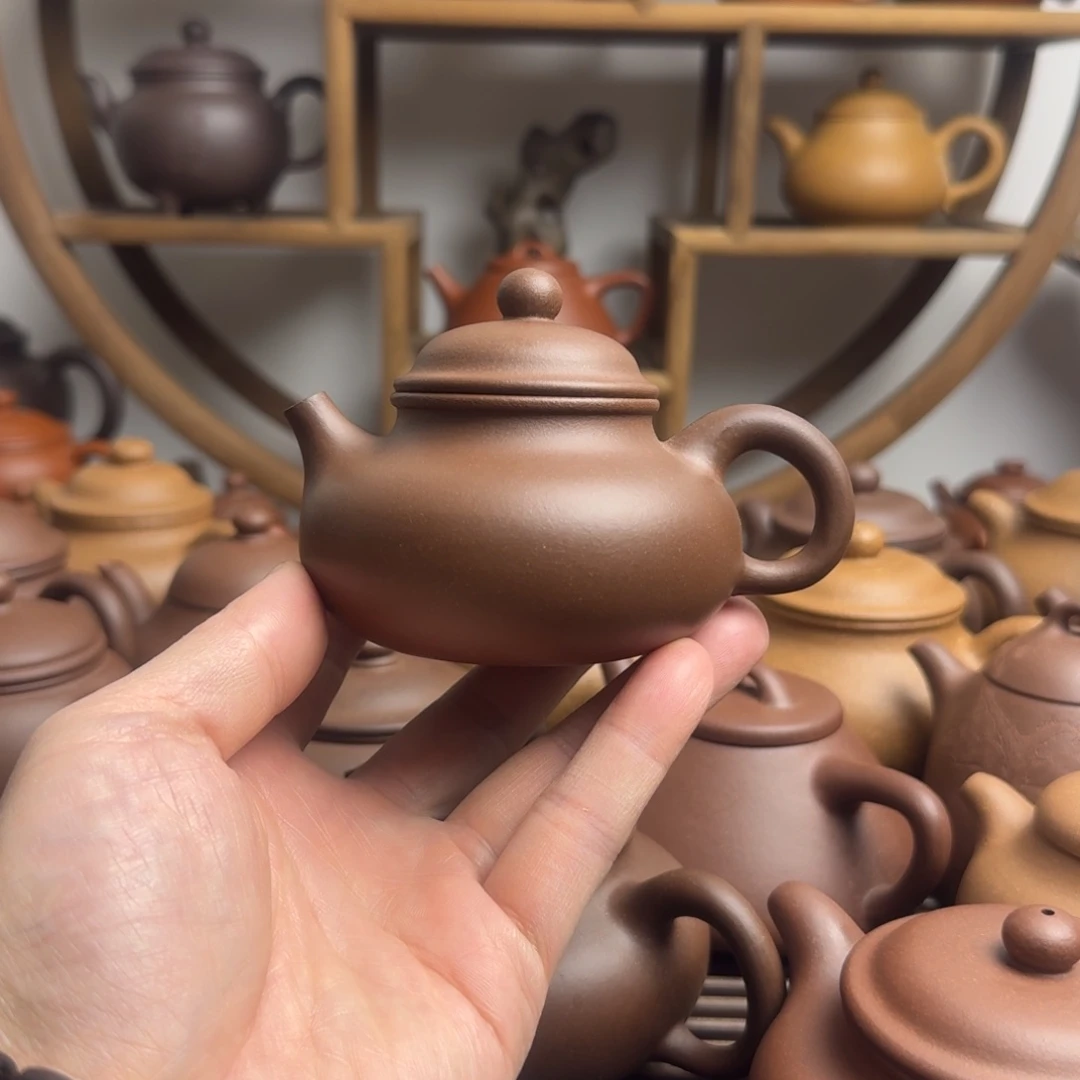 茶壶紫砂容天150cc台西嫩底槽清