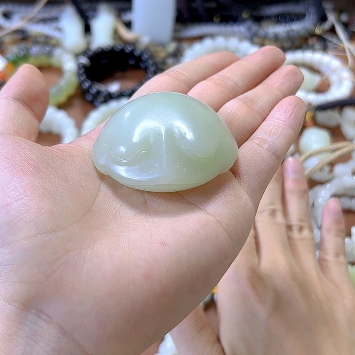 和田玉未镶嵌吊坠(不含链)