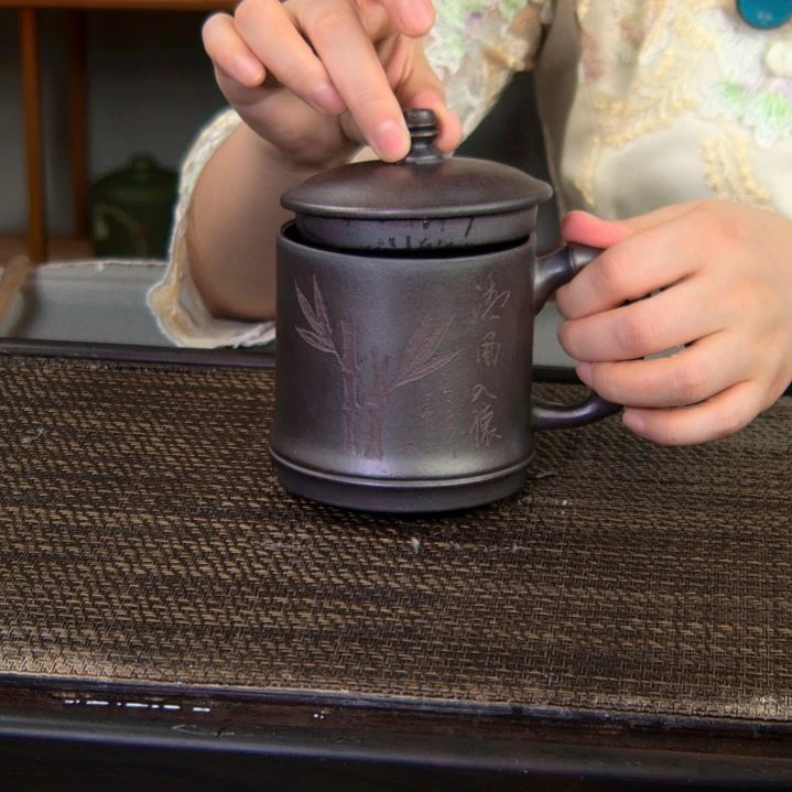 茶杯紫砂高货放漏