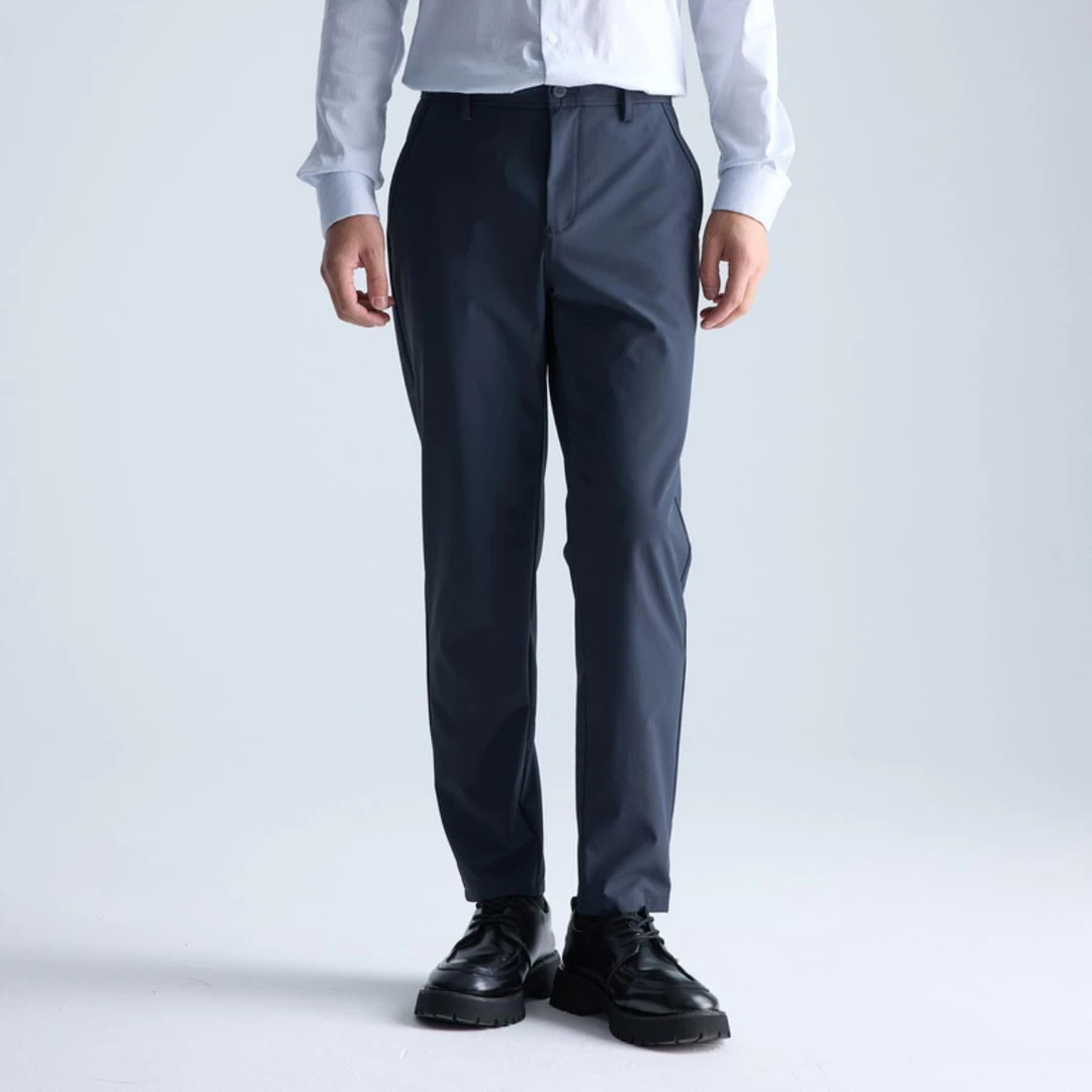 利郎【凉感四面弹】2025新款夏季户外男士薄款透气弹力休闲裤九分裤