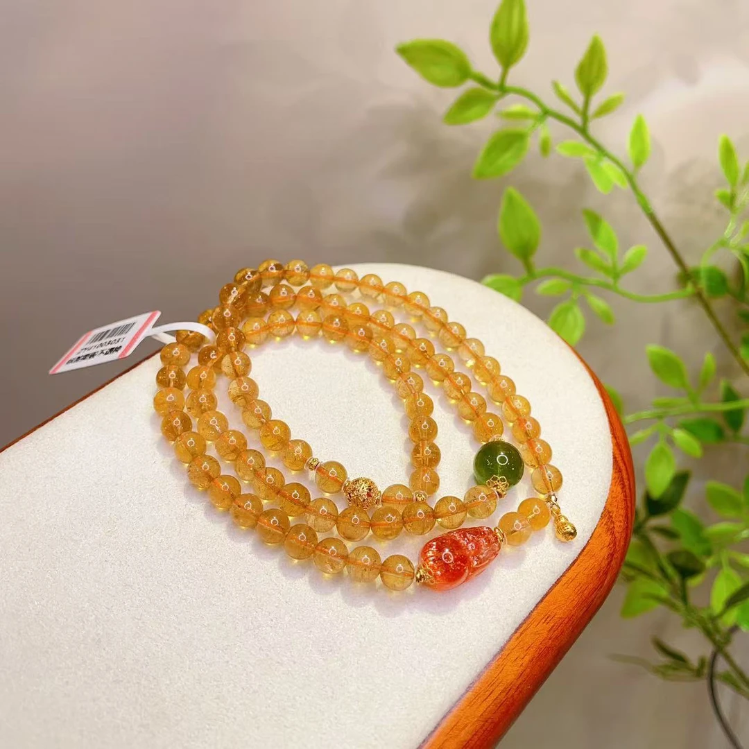 【李哥推荐】18k金碧玺手链@ZY41003031@