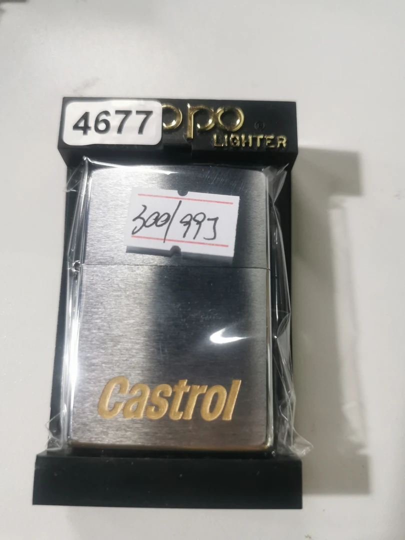Zippo打火机回血99J镀铬拉丝蚀刻-4677