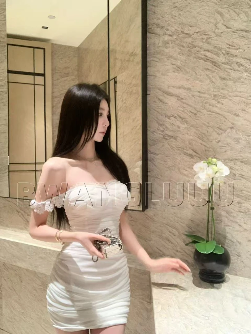 【徐徐啊】氛围陷阱-显瘦修身气质包臀网纱褶皱半身裙
