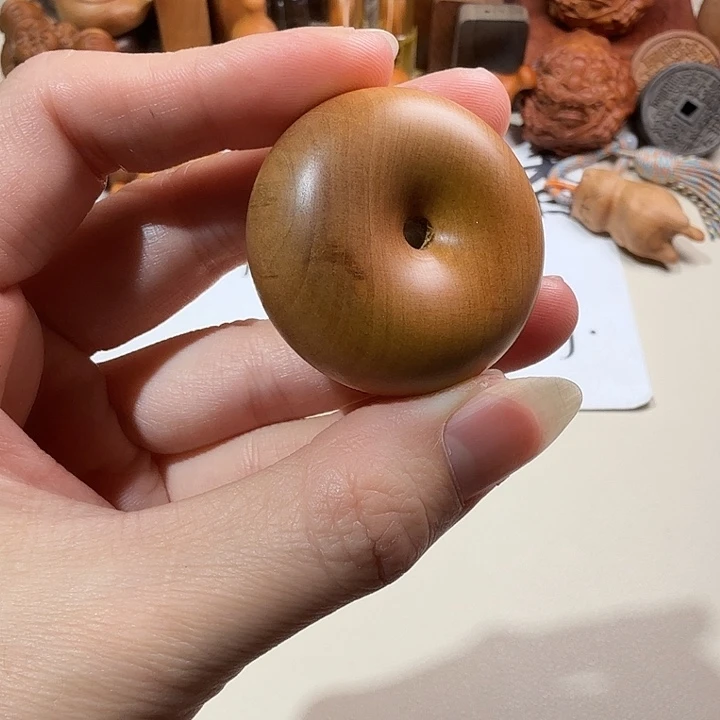 檀香木印度老山檀香精工小面包扣微瑕