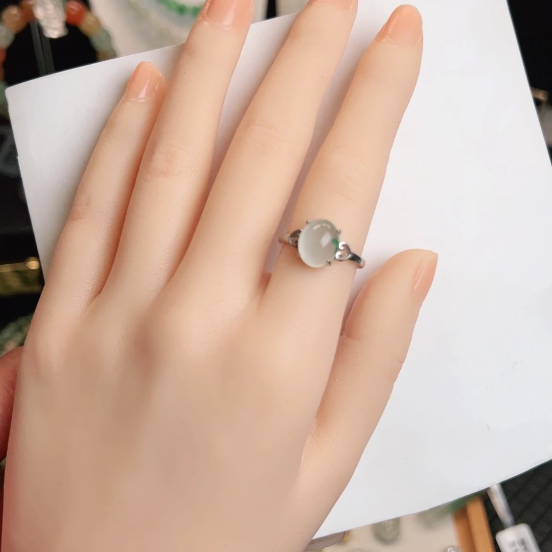 石英质玉未镶嵌戒指