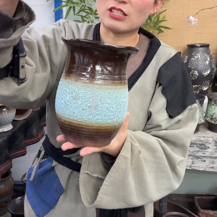 15×20 -粗陶花盆有孔-买买买