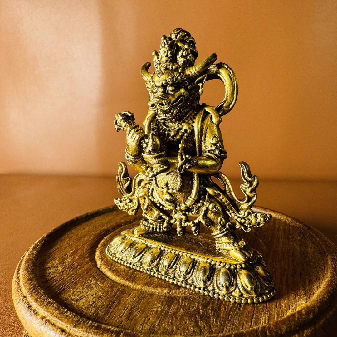 锦艺杂项-寸F大威D（铜鎏金）