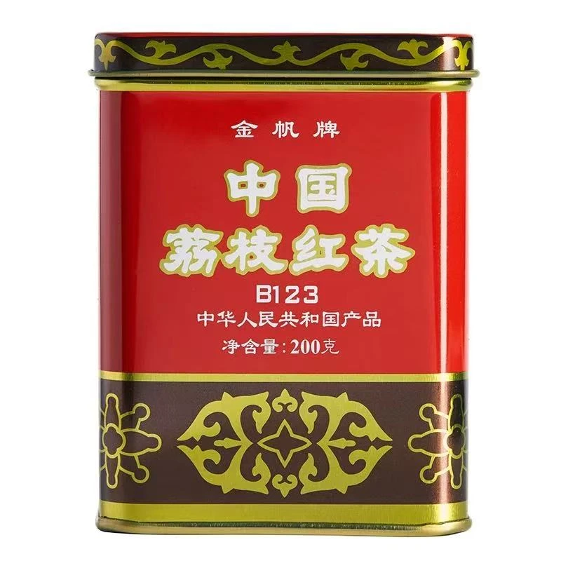 GOLDEN SAIL BRAND/金帆牌辉同行茶叶荔枝红茶200g广东果味茗茶