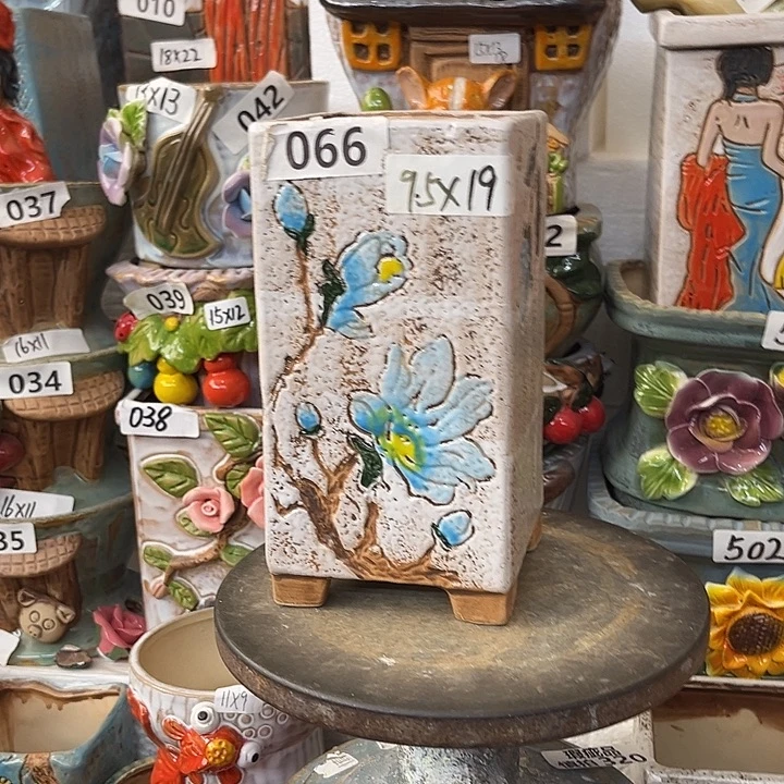 粗陶材质多肉花盆