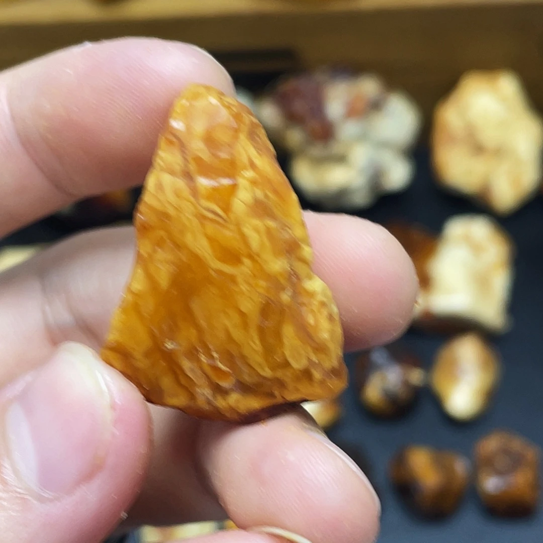 定制琥珀未镶嵌园****销定制