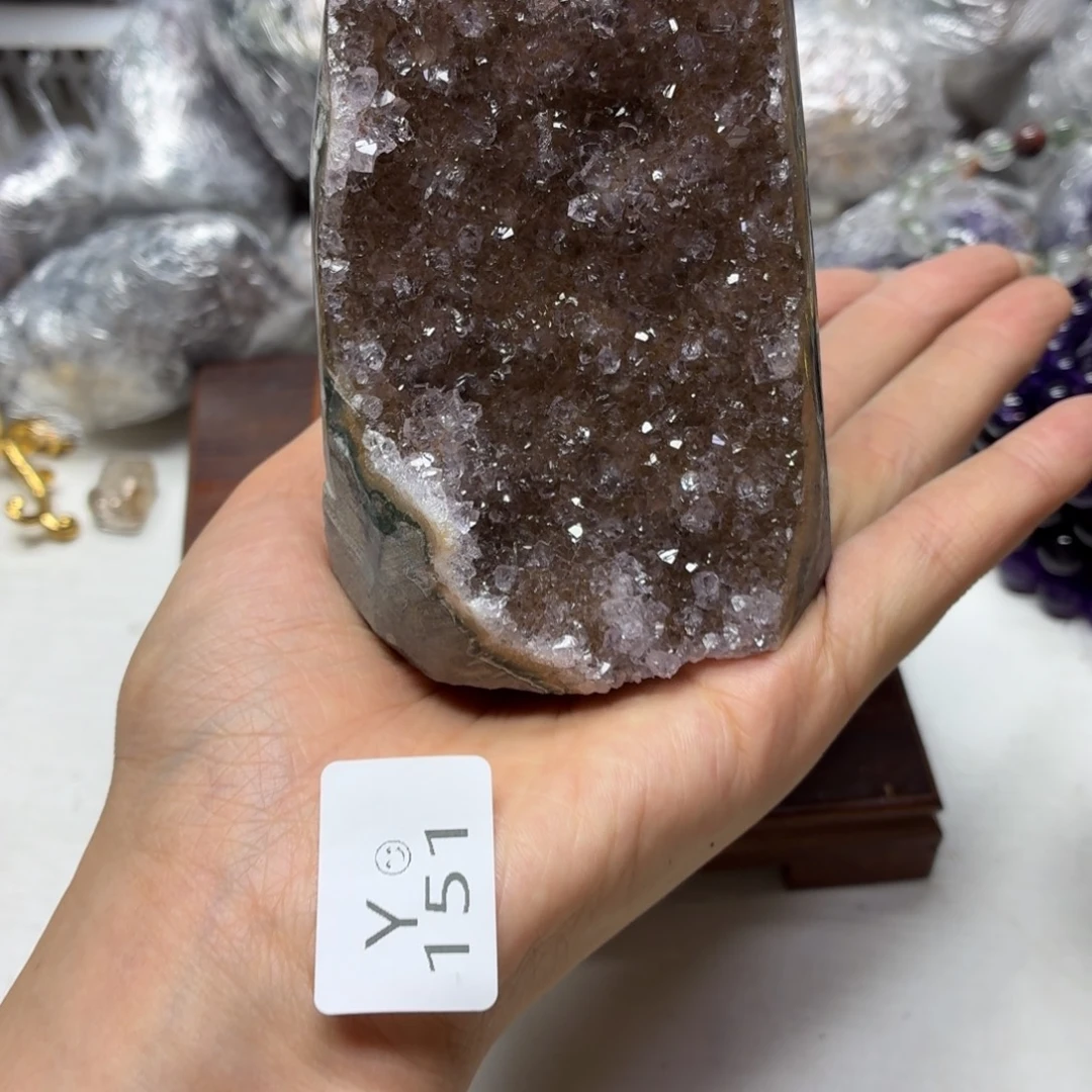 未镶嵌摆件水晶紫水晶
