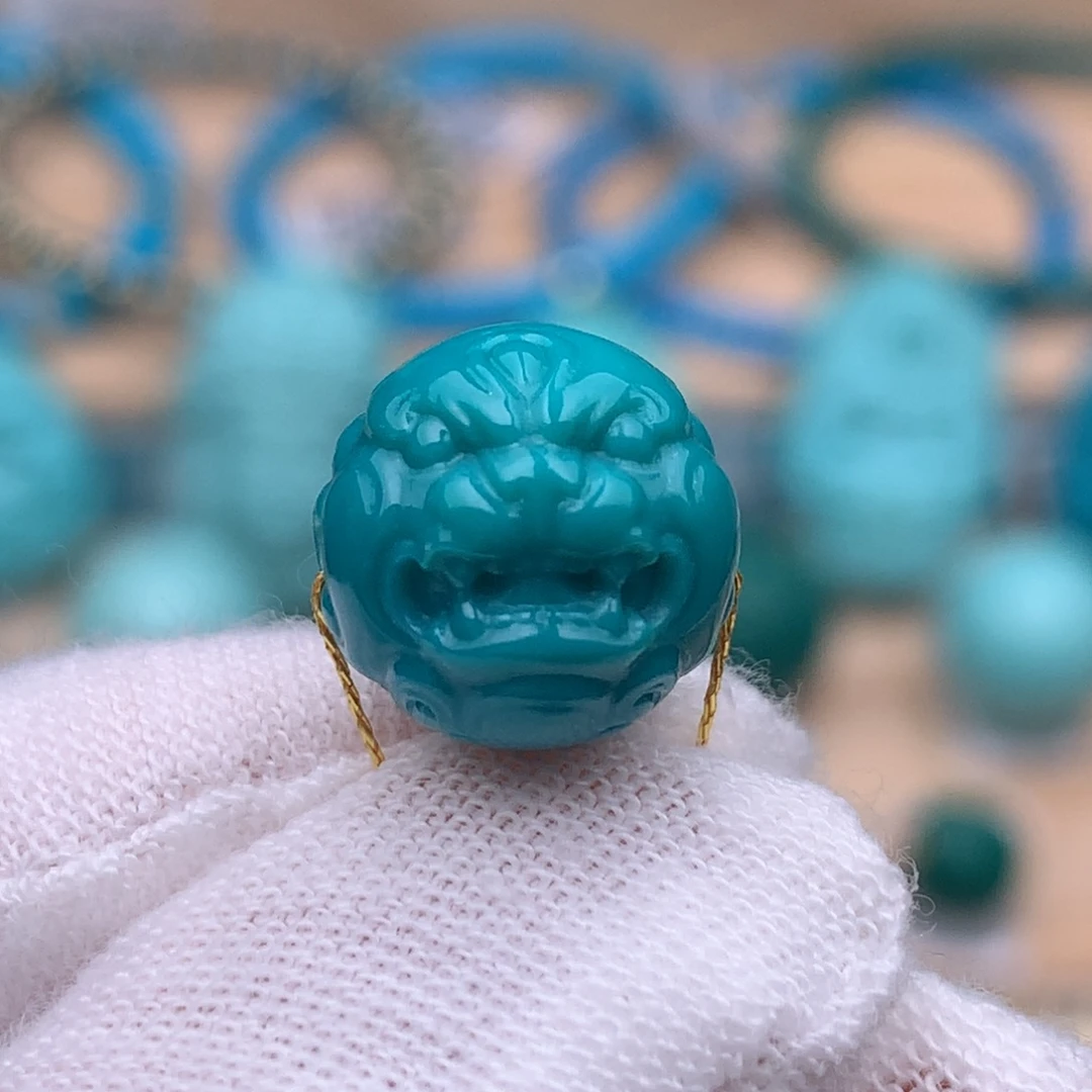 绿松石未镶嵌珠宝奇石12mm