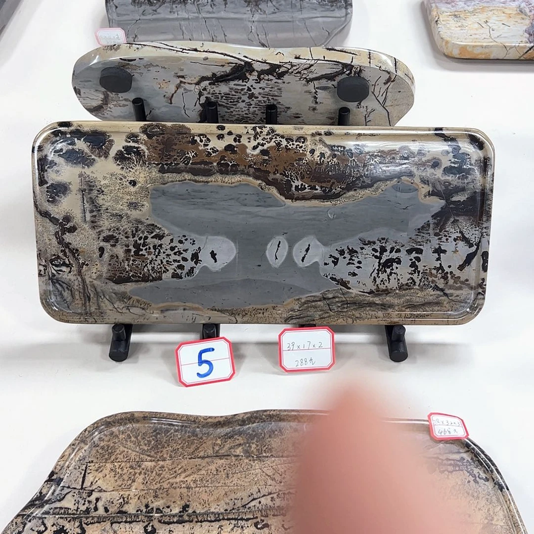 广西石天然国画石干泡台