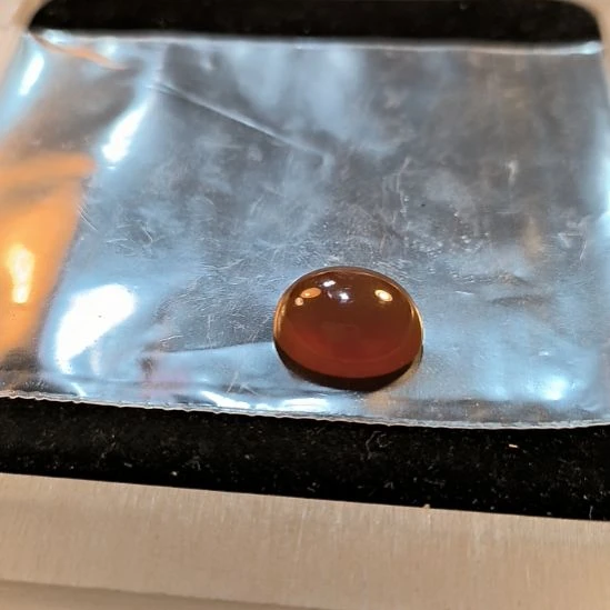 伽***蓝石英岩玉未镶嵌戒面