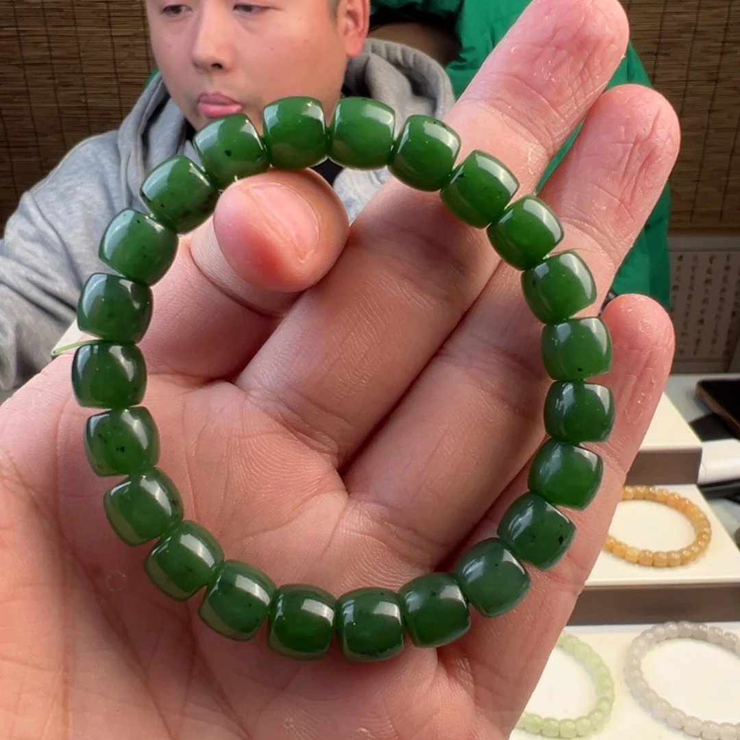 和田玉未镶嵌手链