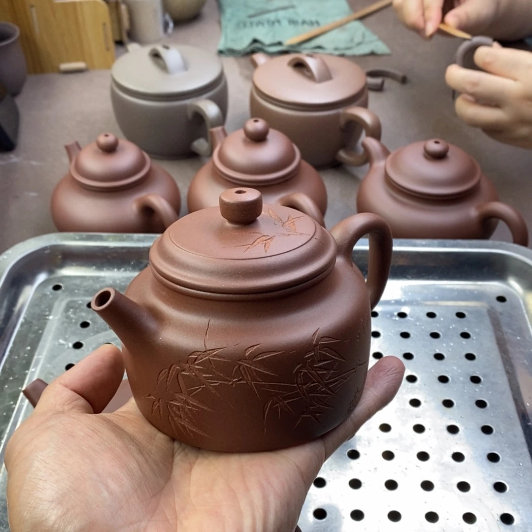 茶壶紫砂德钟容量251毫升左右