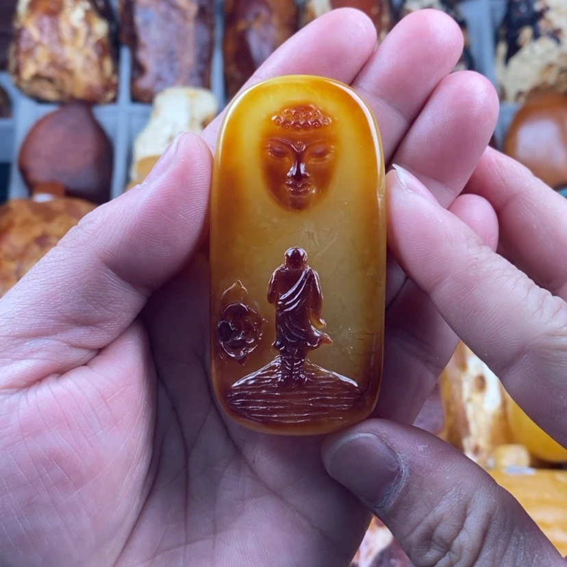 【闪购商品】定制琥珀裸石定制