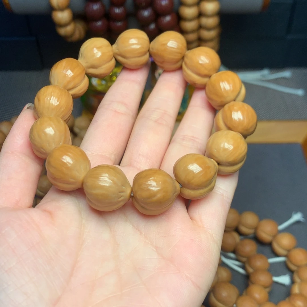 猴头核桃手串雨*屁桃17.6