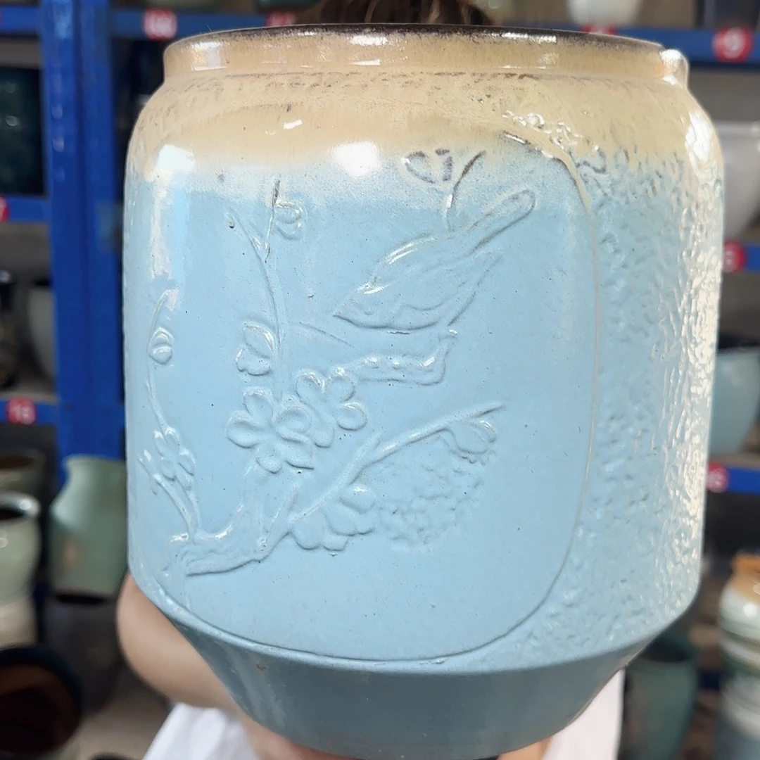 紫砂花盆高26口20