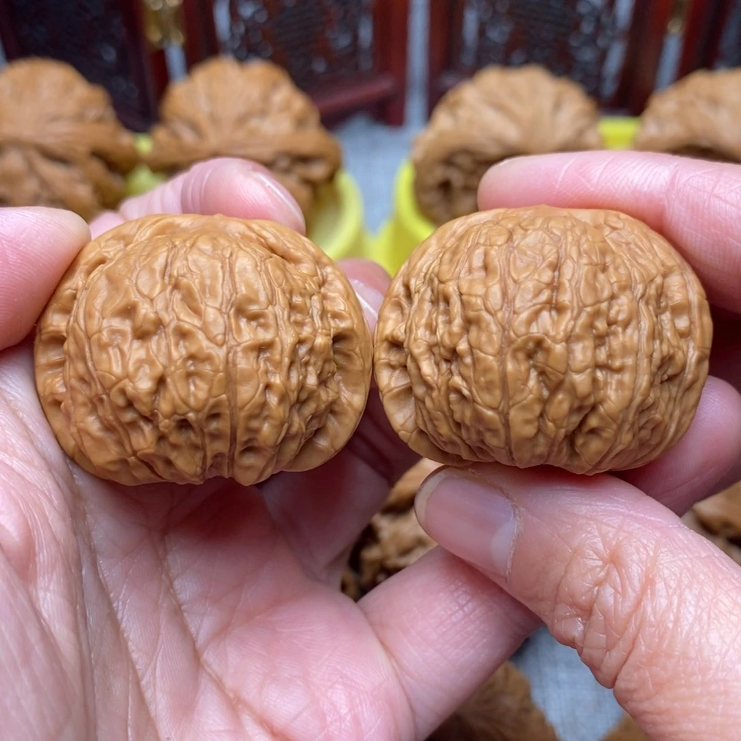 文玩核桃把件毕业精品乾隆磨36尺