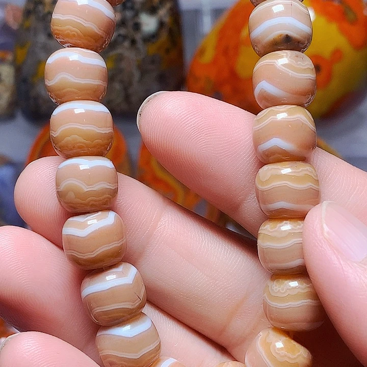 玛瑙/玉髓颈饰合金大*机