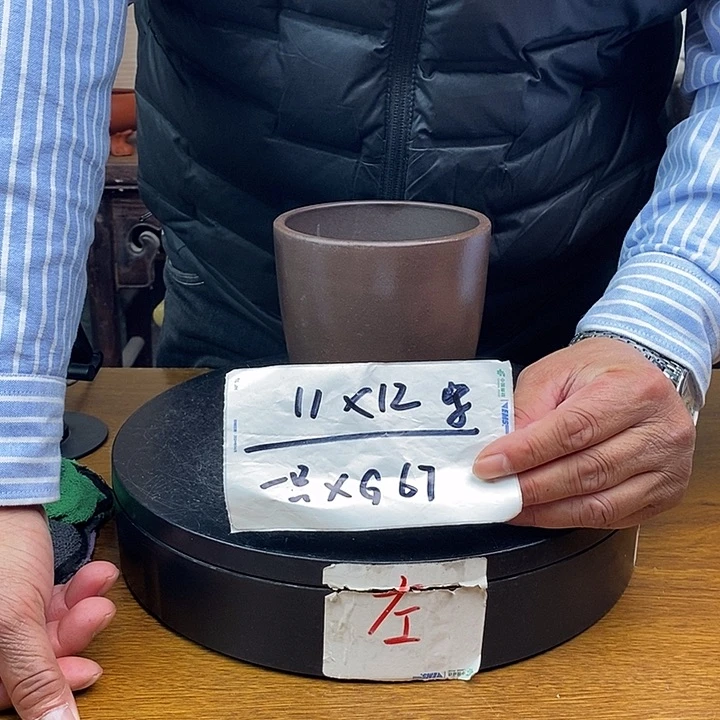 紫砂花盆货号一只XG67