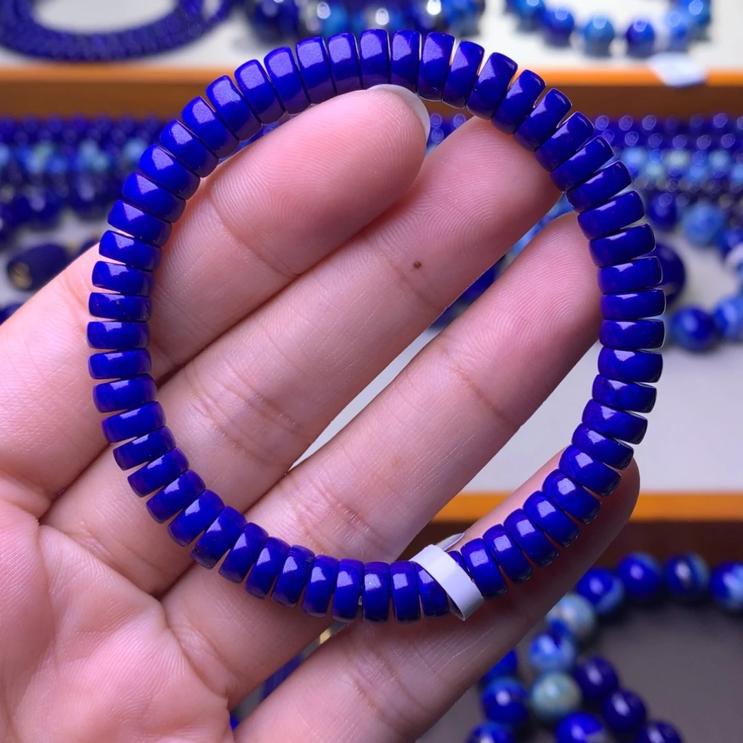 青金石未镶嵌手串7mm1813