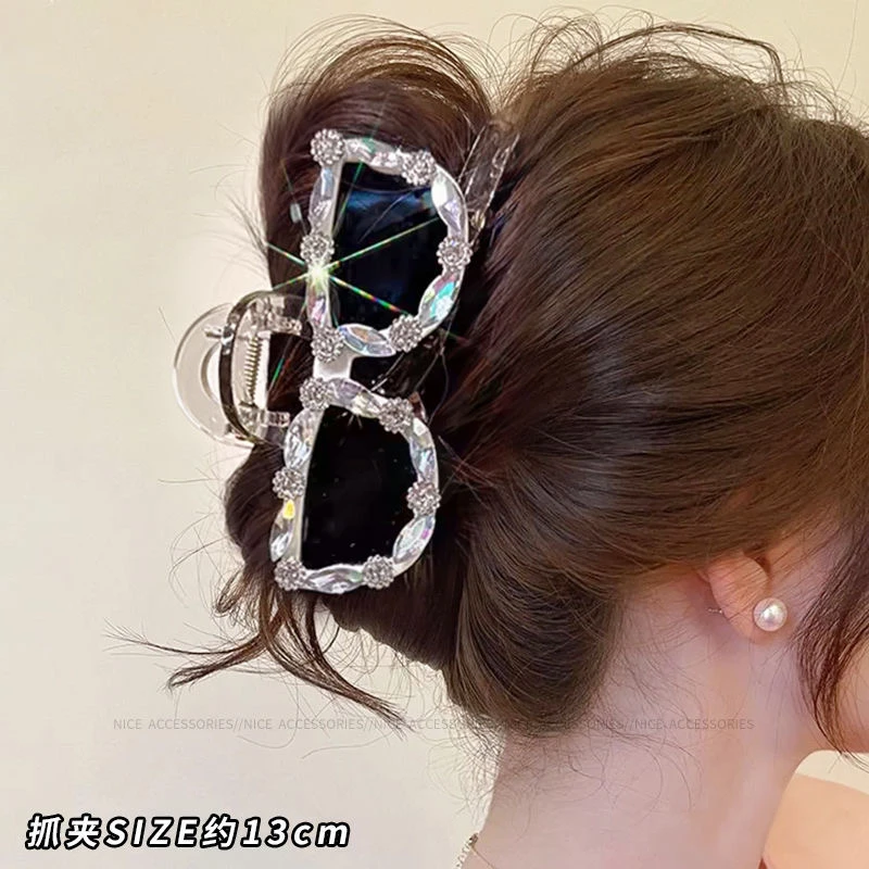 头饰韩版发夹百搭女夹子鲨鱼夹发量少高级感款气质发卡抓夹网红