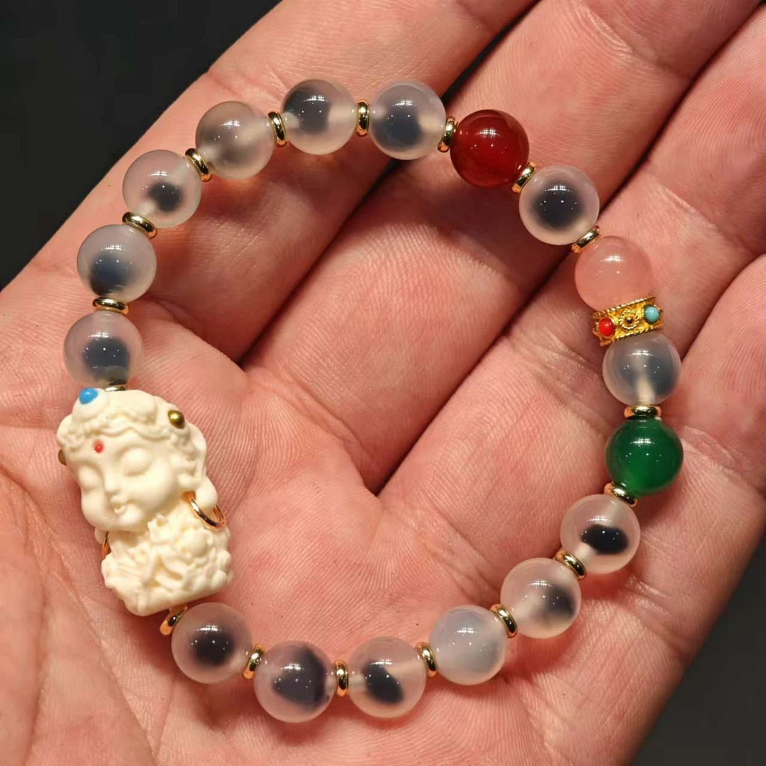 宫皇顺8mm糖心度母单圈手串GHSZB31020003