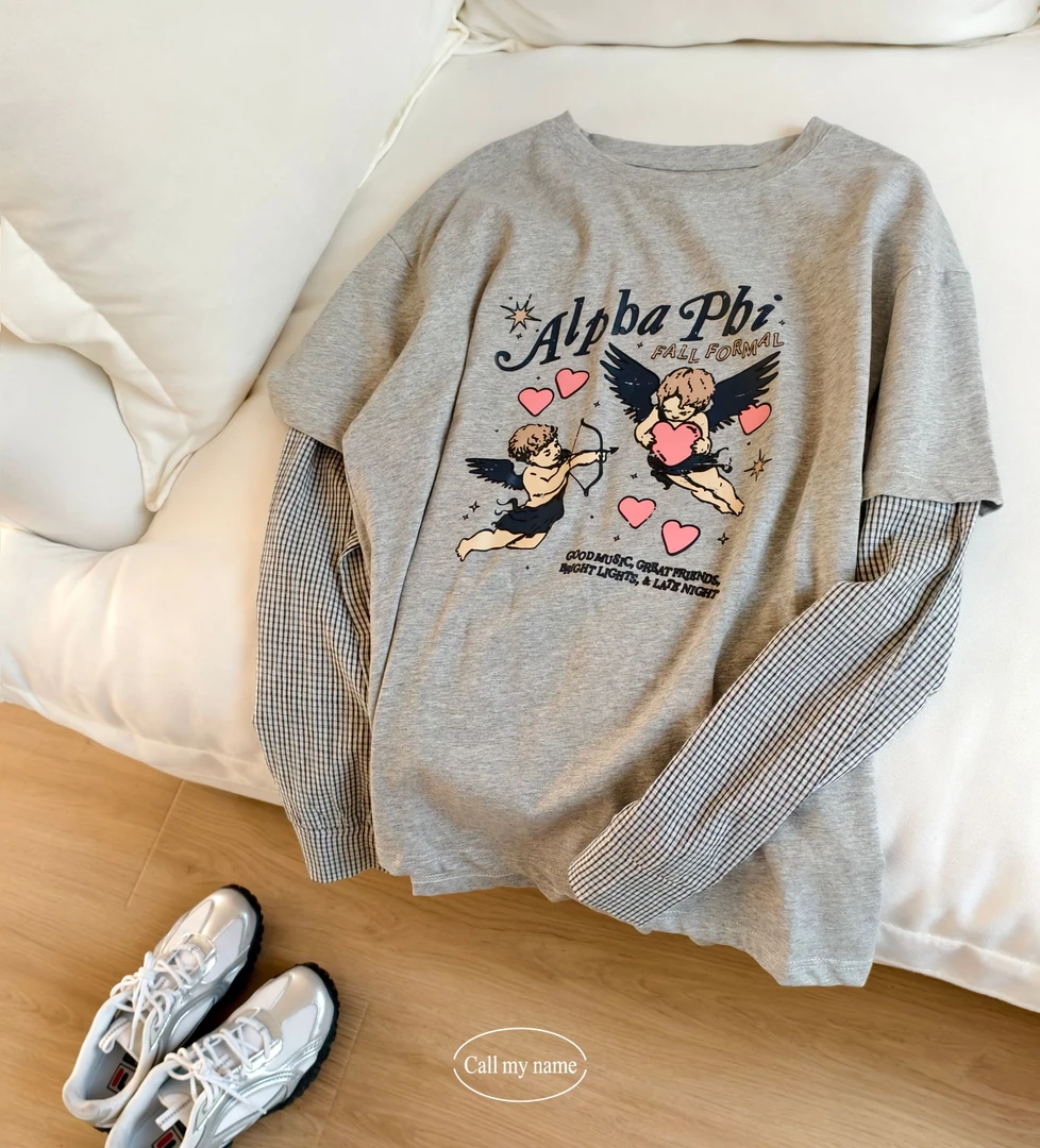 路一.韩国 Call my name  丘比特 假两件L25041219