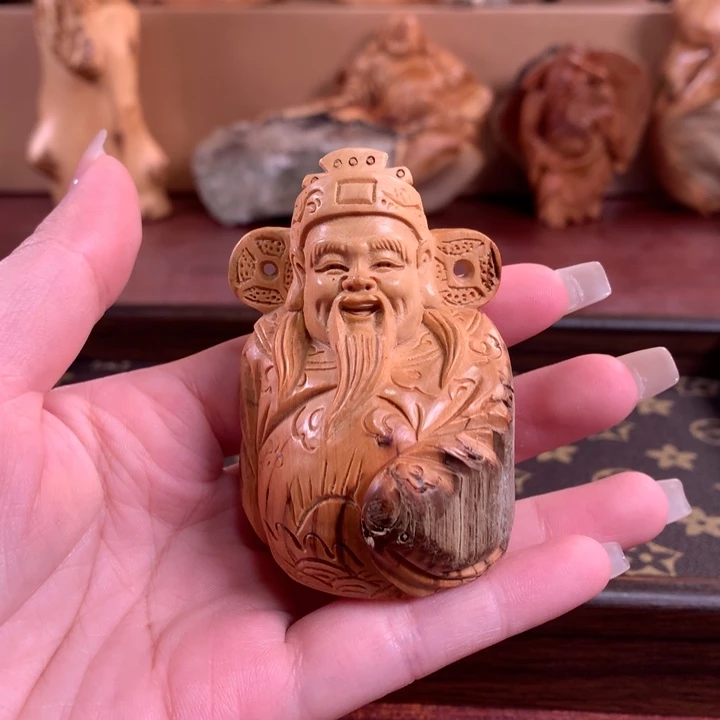 柏木（崖柏）根雕手把件