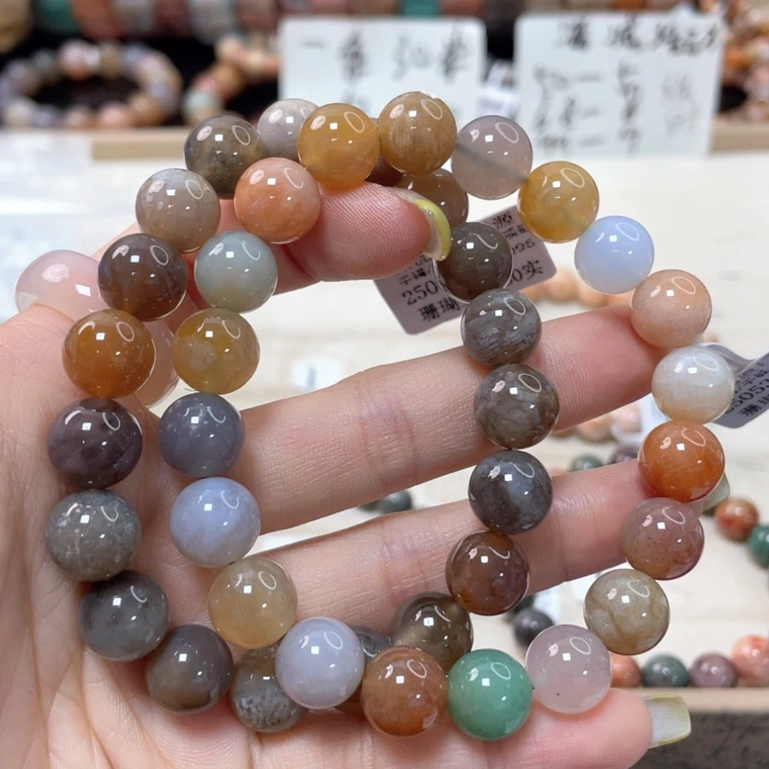 硅化珊瑚（珊瑚玉）手链未镶嵌Q**Y318