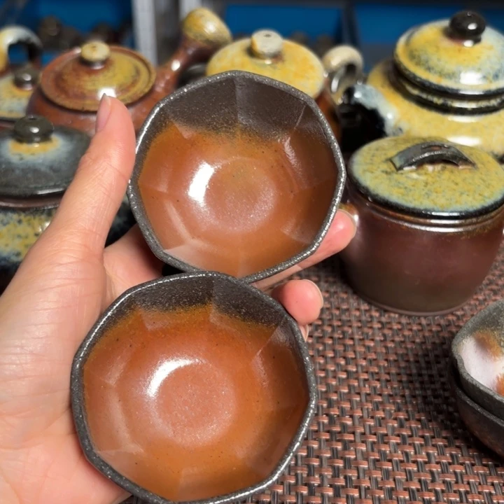 茶壶紫砂应*一对六方