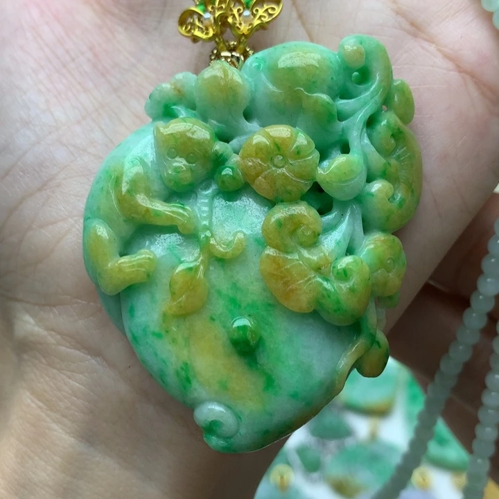 颈饰未镶嵌翡翠翡翠