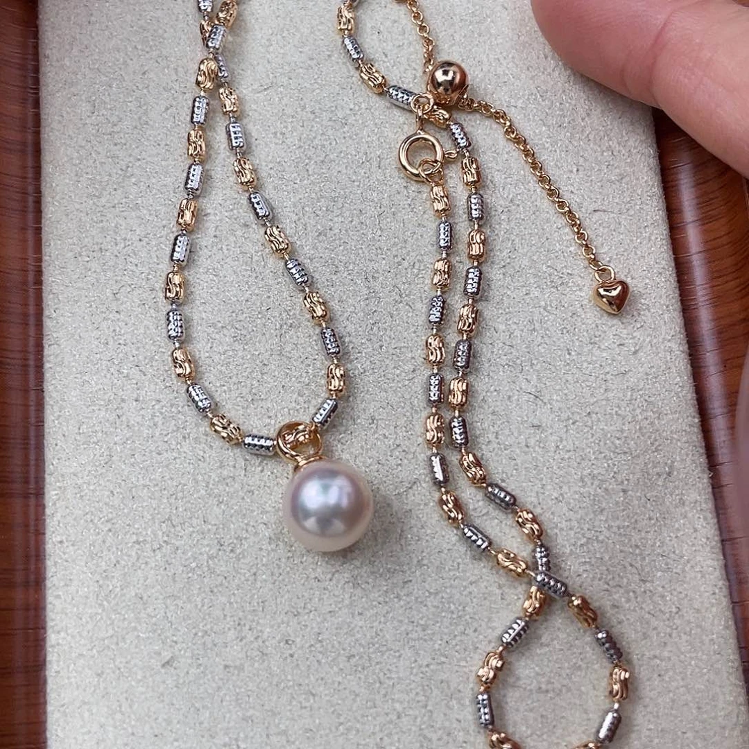 颈饰海水珍珠银S925镶嵌