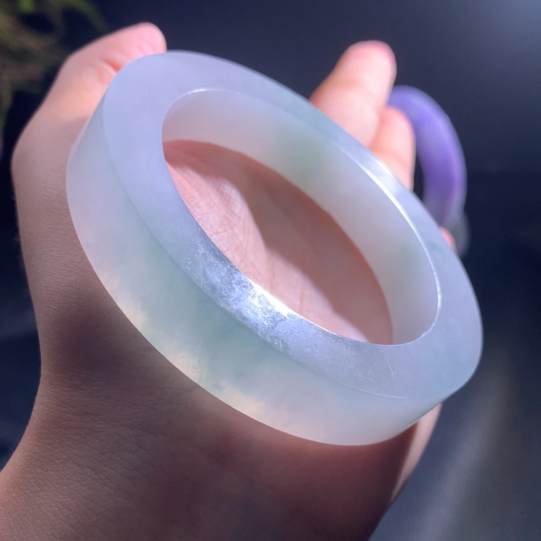 定制翡翠未镶嵌手镯小刚炮56-61