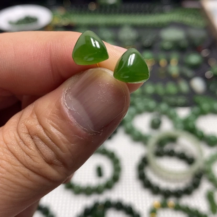 【闪购商品】和田玉（碧玉）颈饰银S925镶嵌