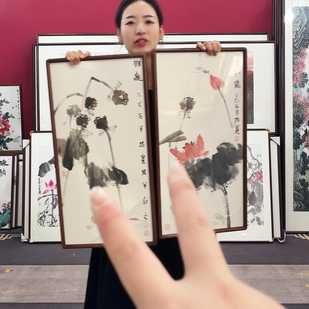 国画手绘作品33-66尺寸