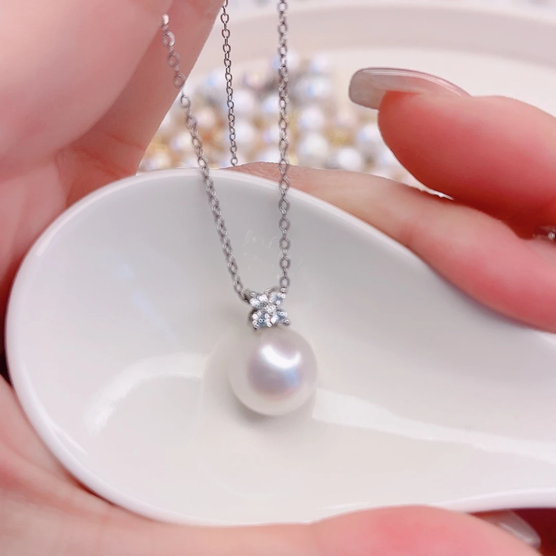 未镶嵌淡水珍珠吊坠(赠链)