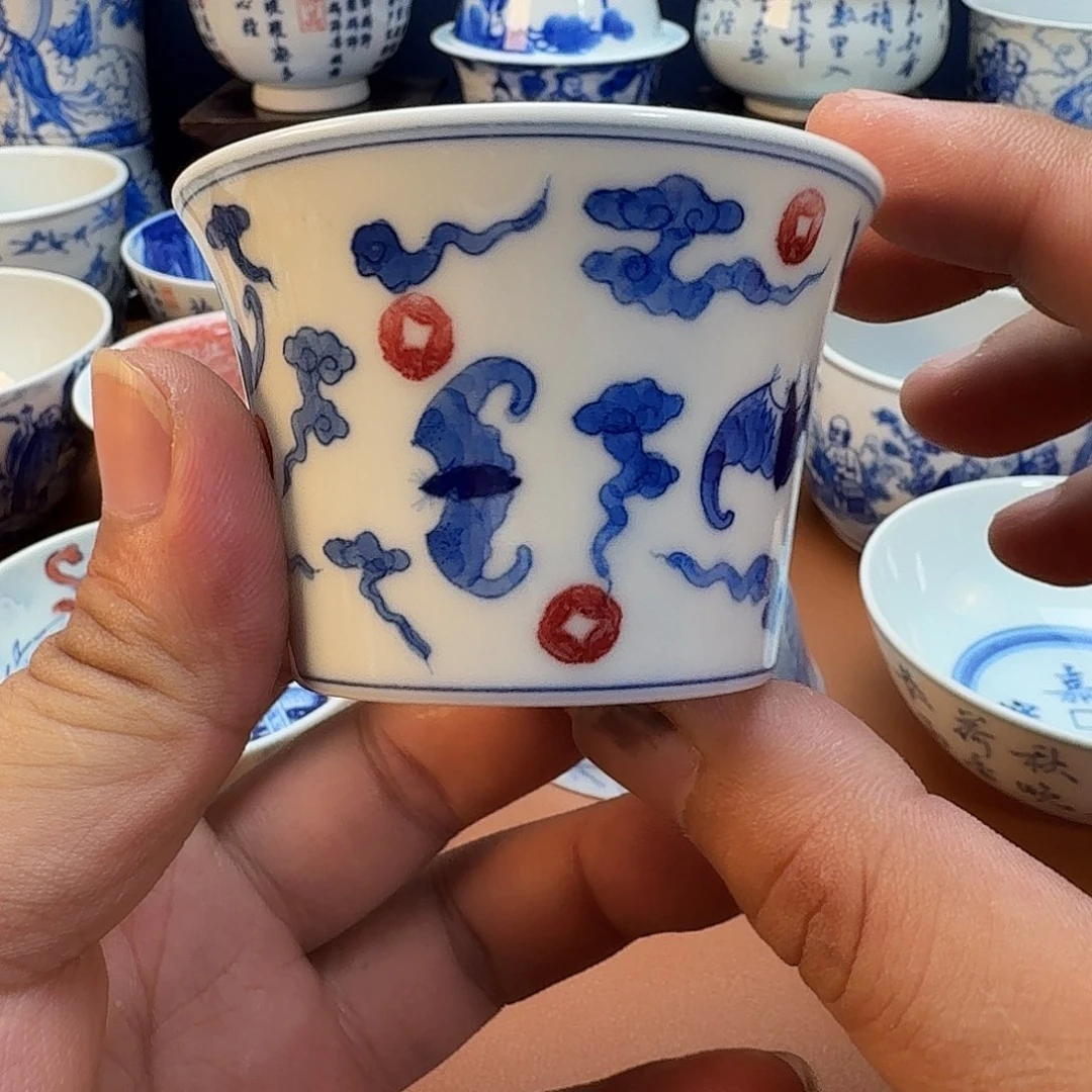 杯子景德镇全手工手绘陶瓷