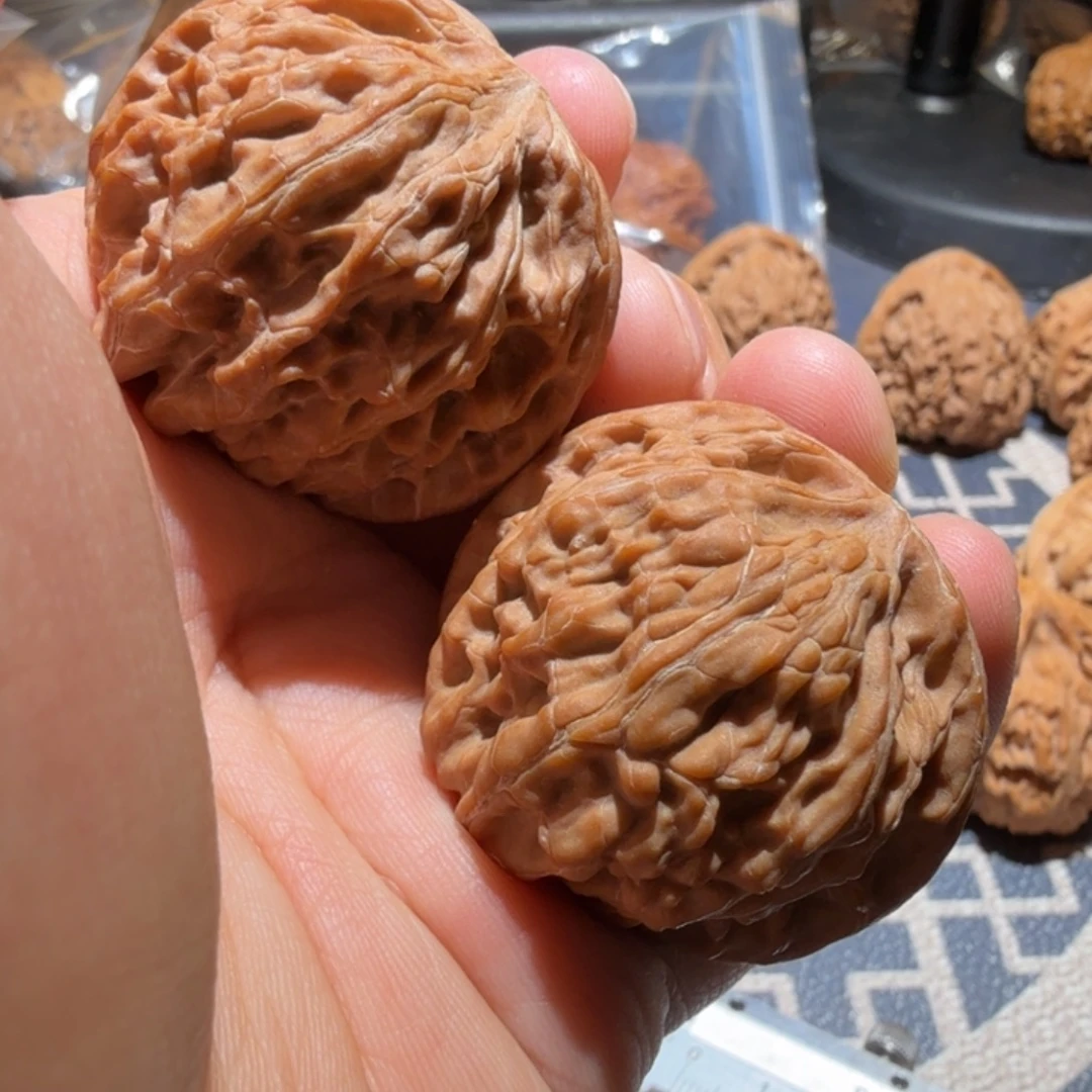 把件猴头核桃磨盘