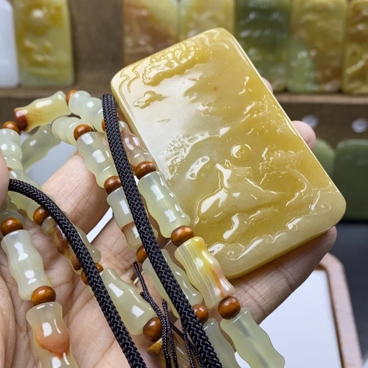 石材昆仑山料一套