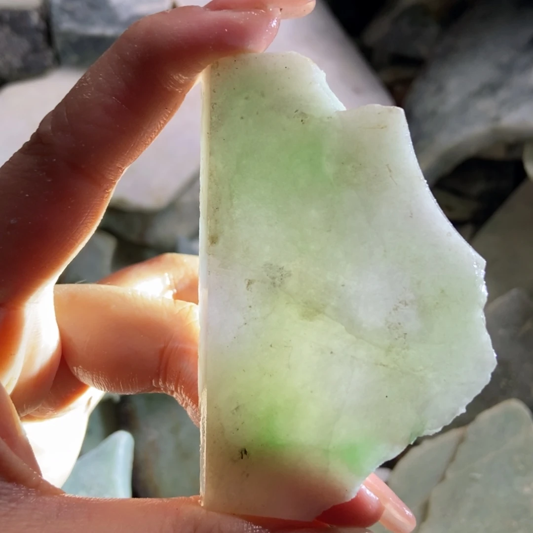 翡翠未镶嵌挂件天然翡翠