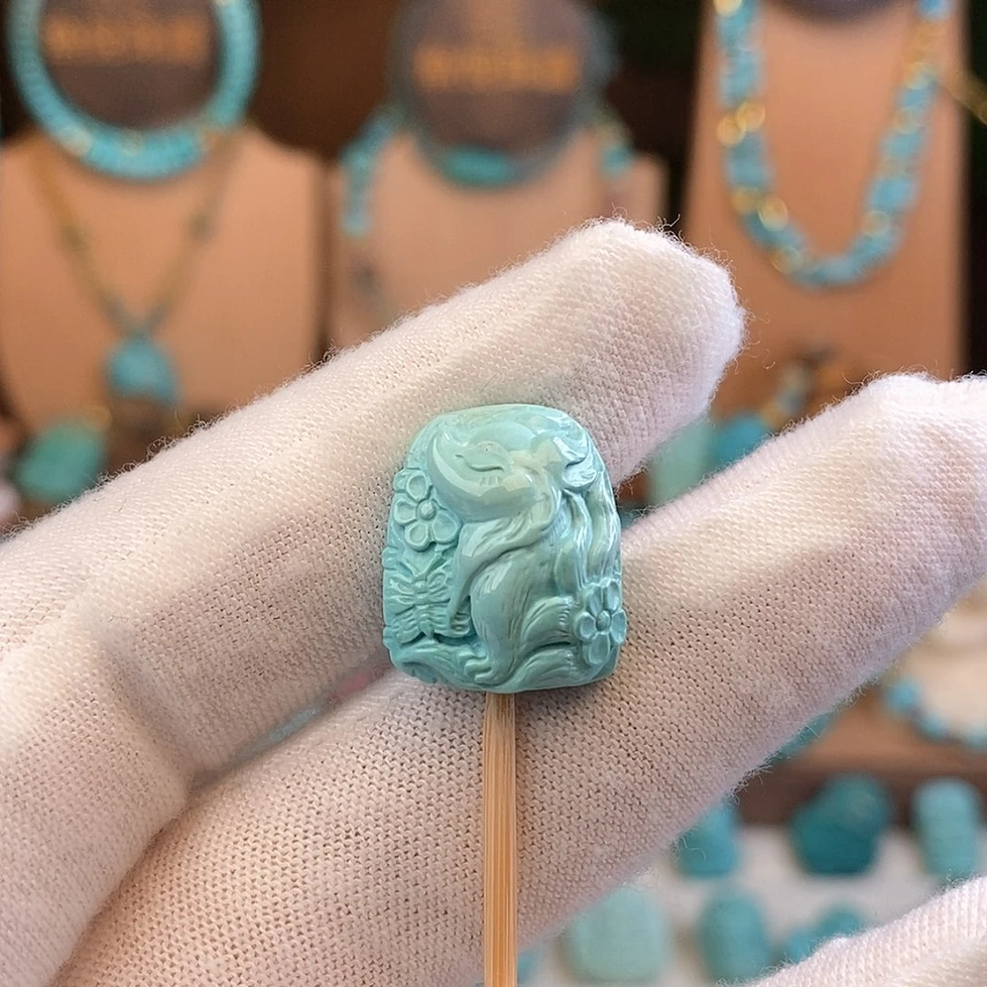 绿松石未镶嵌配饰