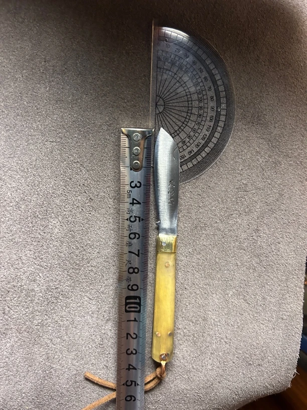 精品手工打造夹钢折叠鱼刀实用之选