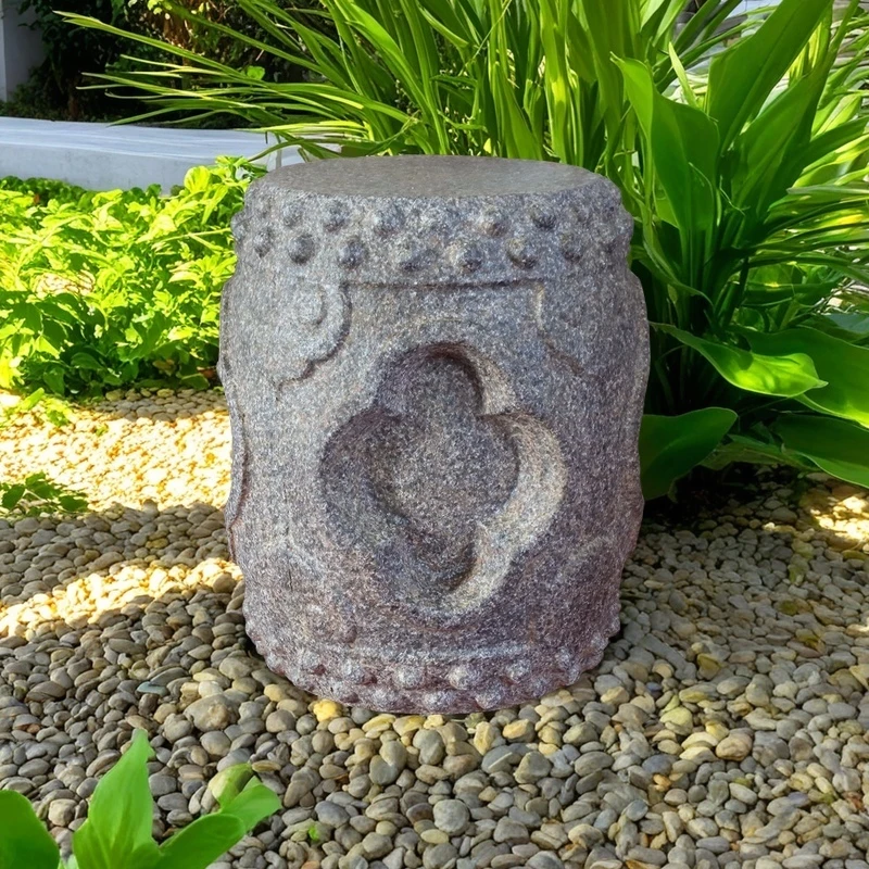 中式石鼓坐凳摆件凳子庭院摆件园林景观小品