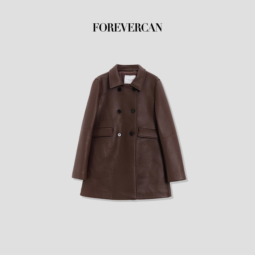 FOREVERCAN“阿姆斯特丹”客订中长款皮衣外套 SC22216