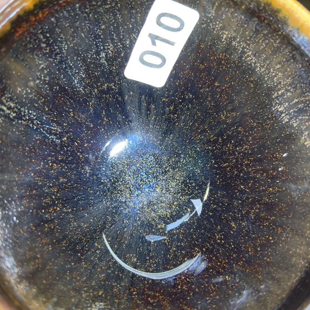 茶盏给**掌全手工原矿原釉建盏