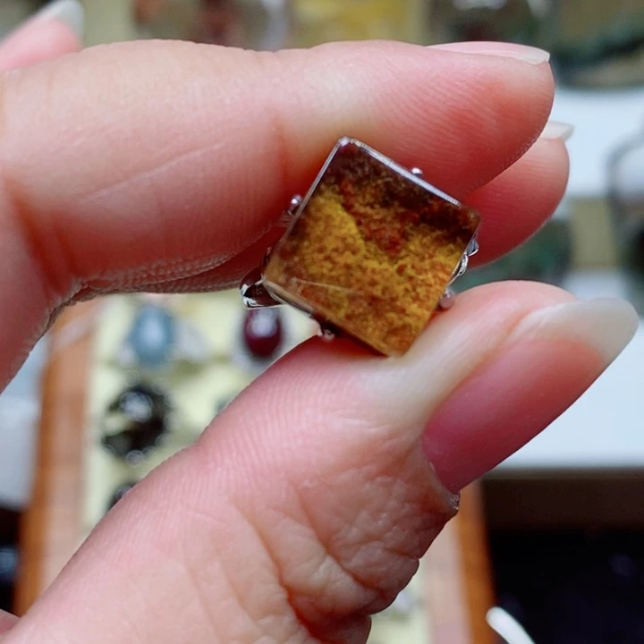 水晶戒指未镶嵌水晶