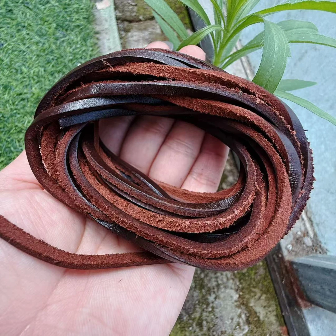 兔妈同款手工串珠扁皮绳